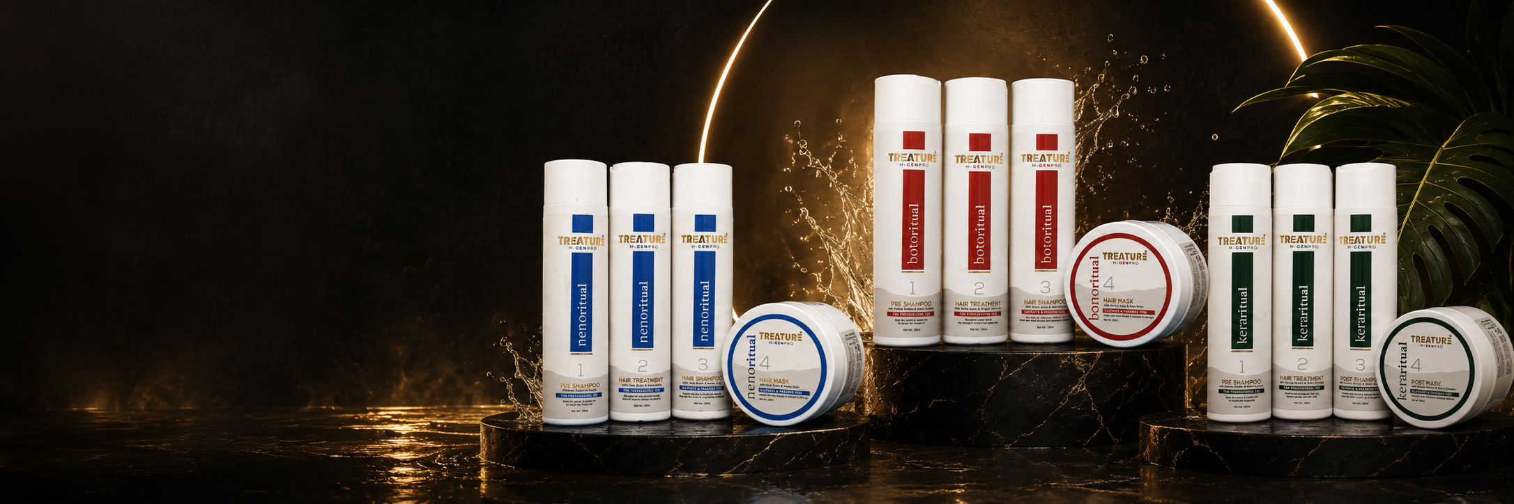 Treature Hair Care Header Slide