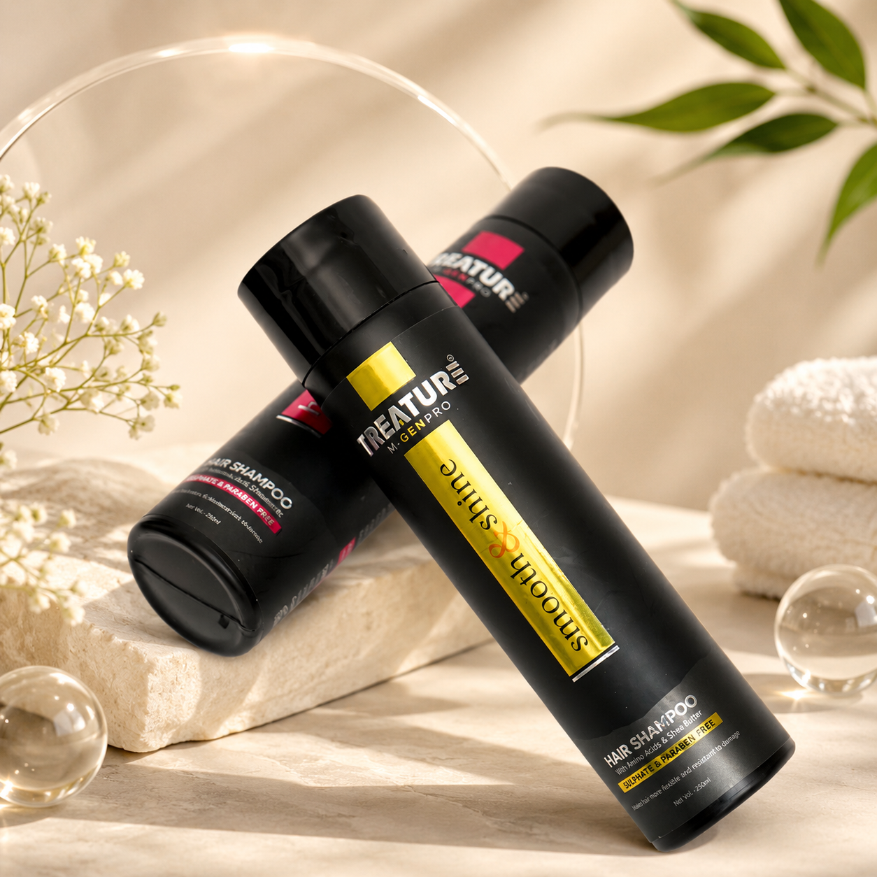 Smooth Shine shampoo close product